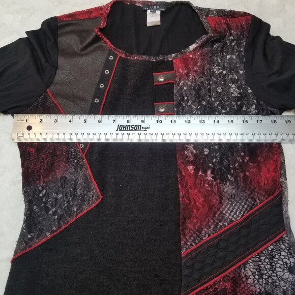 VEX Collection Scoop Neck Lace Sweater Long Sleeve - Picture 7 of 9